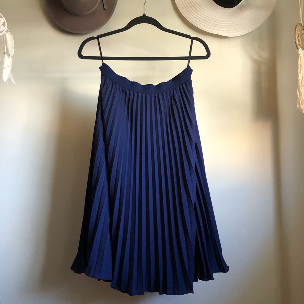 Blue Midi Skirt
